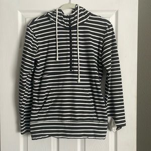 Vanilla Bay Striped Hoodie